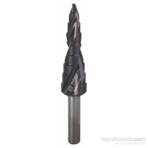 Bosch  - Kademeli Matkap Ucu Hss-Altin - 4 - 12 Mm, 6,0 Mm, 66,5 Mm - Resim 2