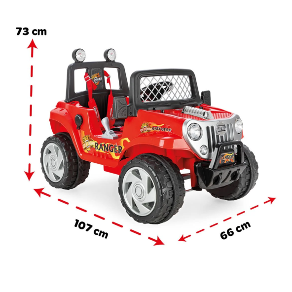 PİLSAN RANGER AKÜLÜ ARABA 12 VOLT UZAKTAN KUMANDALI (MÜZİK ÇALAR, MP3 ÇALAR) - 3