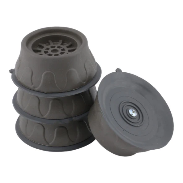 Çamaşır Makinesi KurutmaTitreşim Gürültü Önleyici Yükseltici Ayak Denge Ayağı Kaydırmaz Stoper Gri 4 ADET - 5