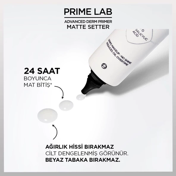 L'Oréal Paris Prime Lab Matte Setter Matlaştırıcı Makyaj Bazı - 3