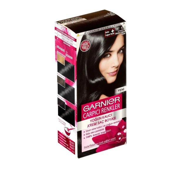 Garnier Çarpıcı Renkler 1.0 Ekstra Yoğun Siyah ürün görseli 1