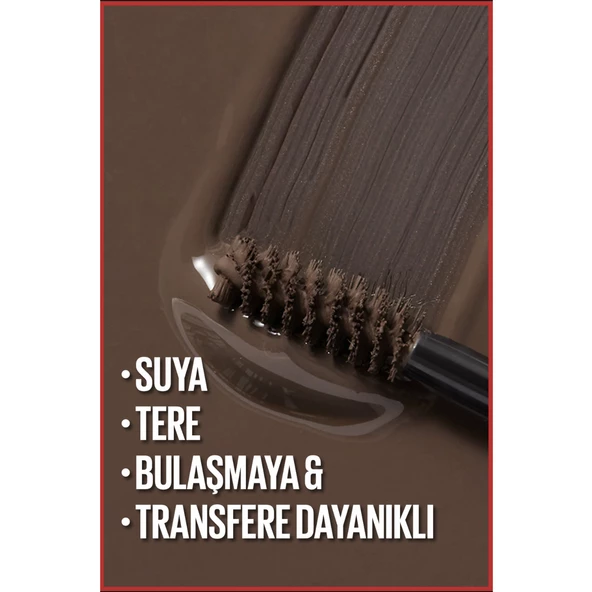 Maybelline New York Tattoo Brow 36H STYLING GEL- 260 DEEP BROWN - 4