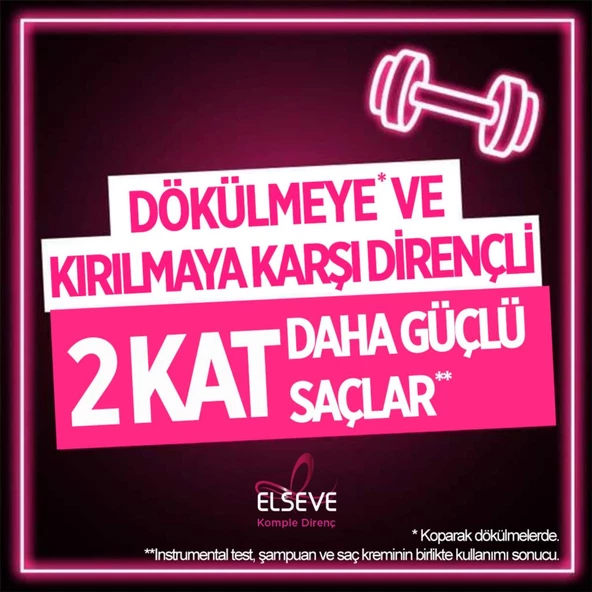 L'Oréal Paris Elseve Komple Direnç Dökülme Karşıtı Bakım Kremi 390 ml - 6