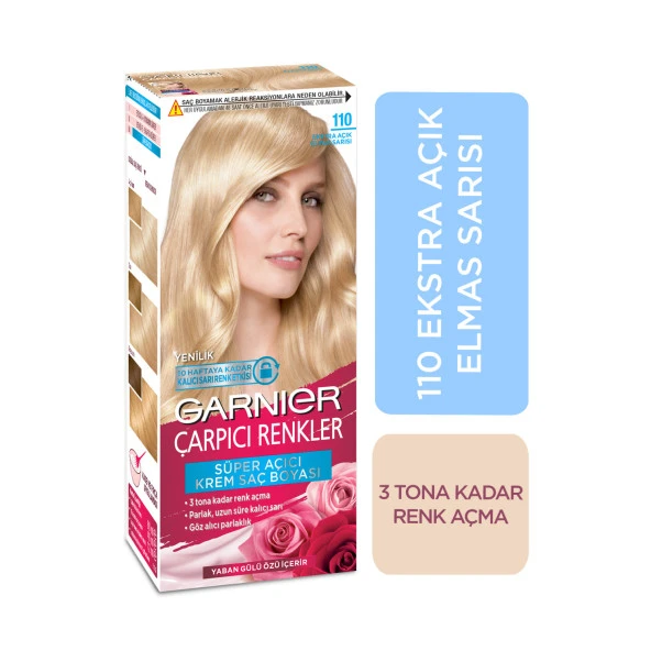 Garnier Çarpıcı Renkler 110 Ekstra Açık Elmas Sarısı ürün görseli