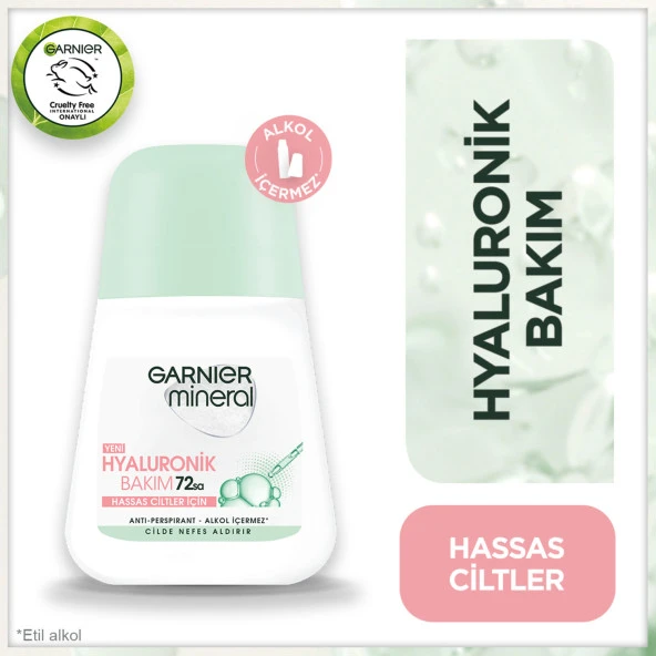 Garnier Mineral Hyaluronik Bakım Roll-On Deodorant ürün görseli 1