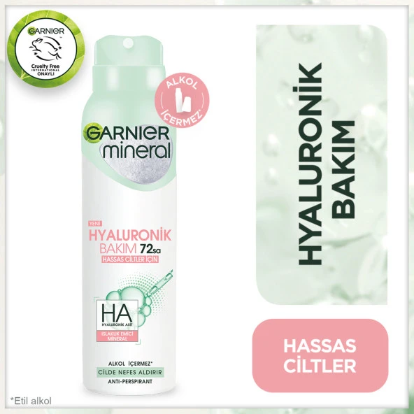 Garnier Mineral Hyaluronik Bakım Sprey Deodorant