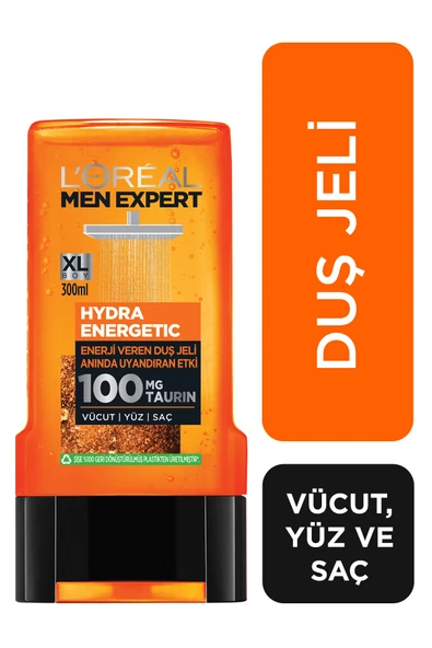 L'Oréal Paris Men Expert Shower Gel Hydra Energetic 300 ml ürün görseli 1