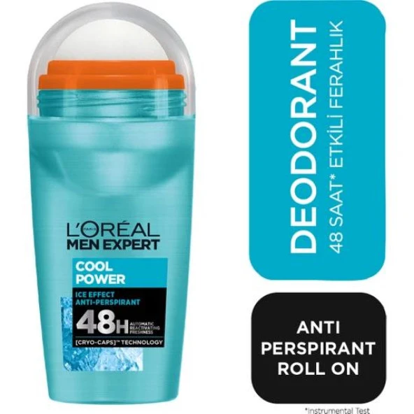 L'Oréal Paris Men Expert Cool Power Antı Perspırant Roll On 50ml