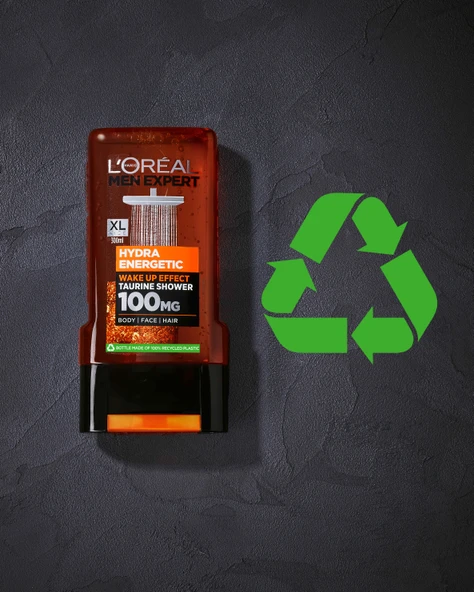 L'Oréal Paris Men Expert Shower Gel Hydra Energetic 300 ml - Resim 3