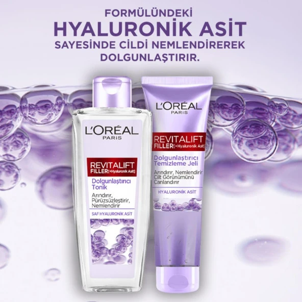 L'Oréal Paris Revitalift Filler Dolgunlaştırıcı Temizleme Jeli 150ml - Hyaluronik Asit - 3
