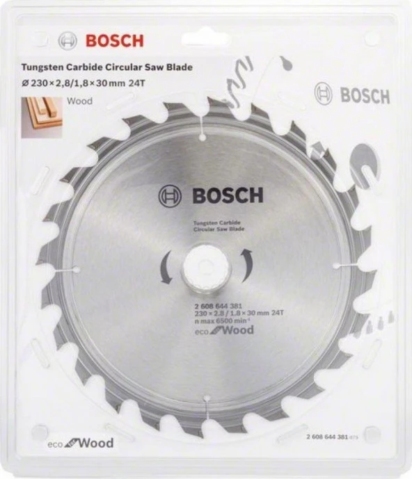 Bosch Daire Testere Optiline Eco 230X30 24 Diş 2608644381