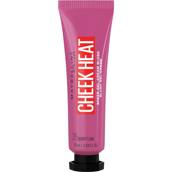 Maybelline New York Cheek Heat Likit Allık - 35 Berry Flame - Koyu Pembe