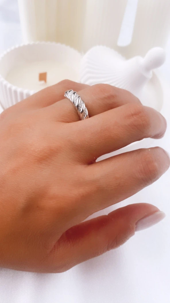 925 Ayar Kadın Gümüş (Silver) Yüzük