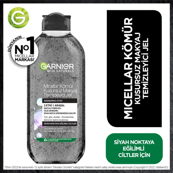 Garnier Micellar Kömür 400 ml Makyaj Temizleme Jeli