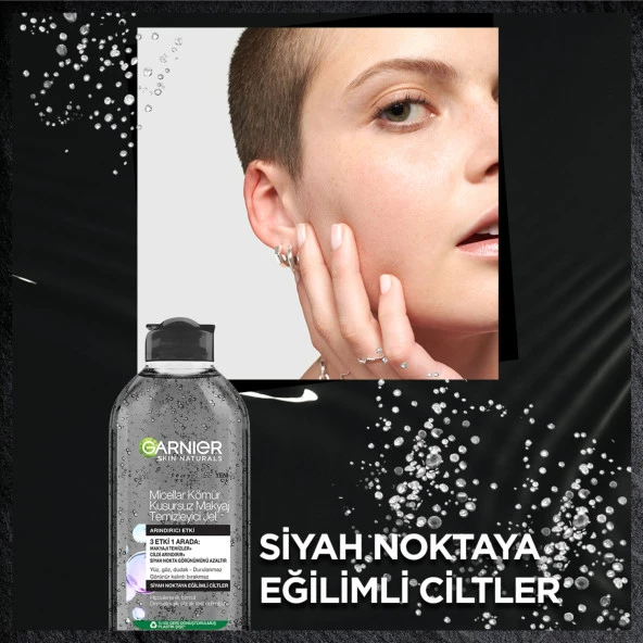 Garnier Micellar Kömür Kusursuz Makyaj Temizleyici Jel 400 ml - 3