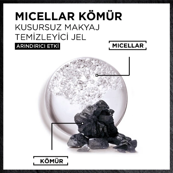 Garnier Micellar Kömür Kusursuz Makyaj Temizleyici Jel 400 ml - 4