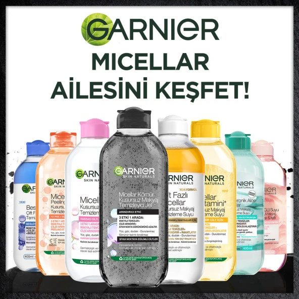 Garnier Micellar Kömür Kusursuz Makyaj Temizleyici Jel 400 ml - 5