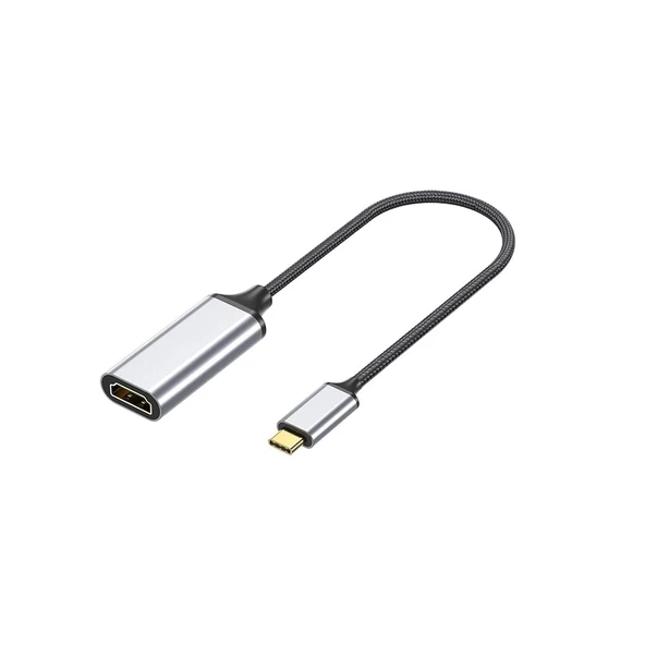 Uyumlu QG05 8K 60 Hz Görüntü Kalitesi Type-C to HDMI Dönüştürücü 15cm