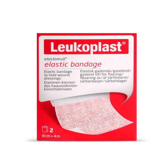 Leukoplast Elastomull Elastik Bandaj 79996-07 8cm X 4m (Beyaz) 2 Adet - 2