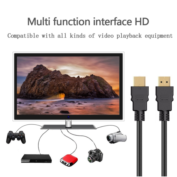 5 Metre HDMI Kablo Full HD , Uyumlu Yüksek Hızlı HDMI kablosu - 4
