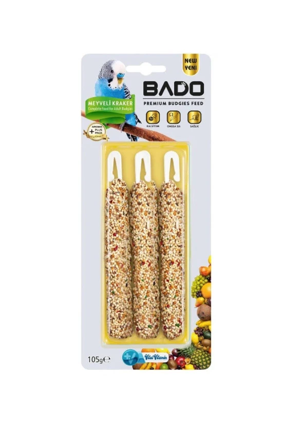 BADO MUHABBET MEYVELİ KUŞ KRAKERİ 105 GR