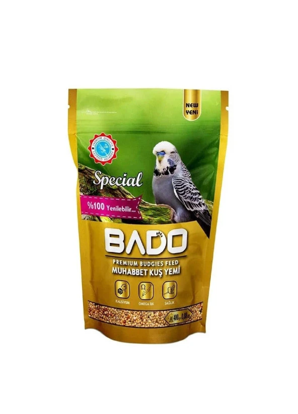 BADO MUHABBET KUŞ YEMİ 400 GR SPECİAL