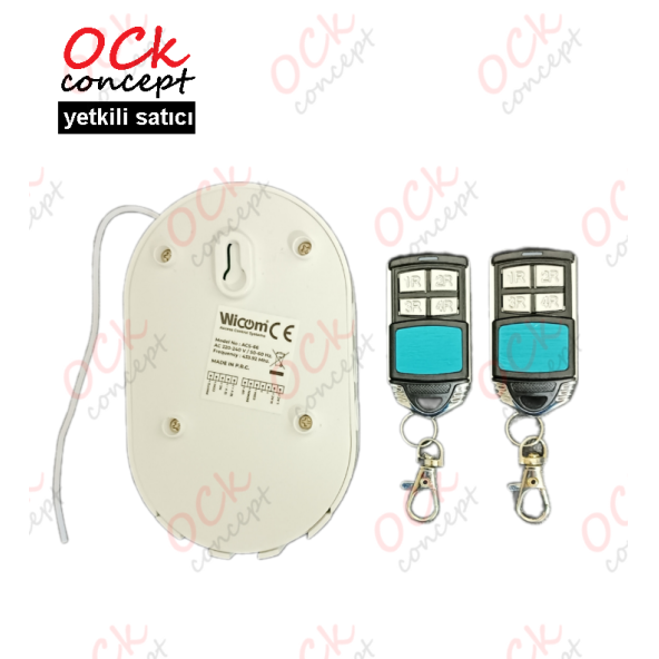 WICOM ACS 66 Otomatik Kepenk Alıcısı Fotosel Bağlantılı + 2 Adet Kumanda - 4