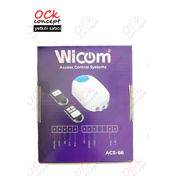 WICOM ACS 66 Otomatik Kepenk Alıcısı Fotosel Bağlantılı + 2 Adet Kumanda - 7