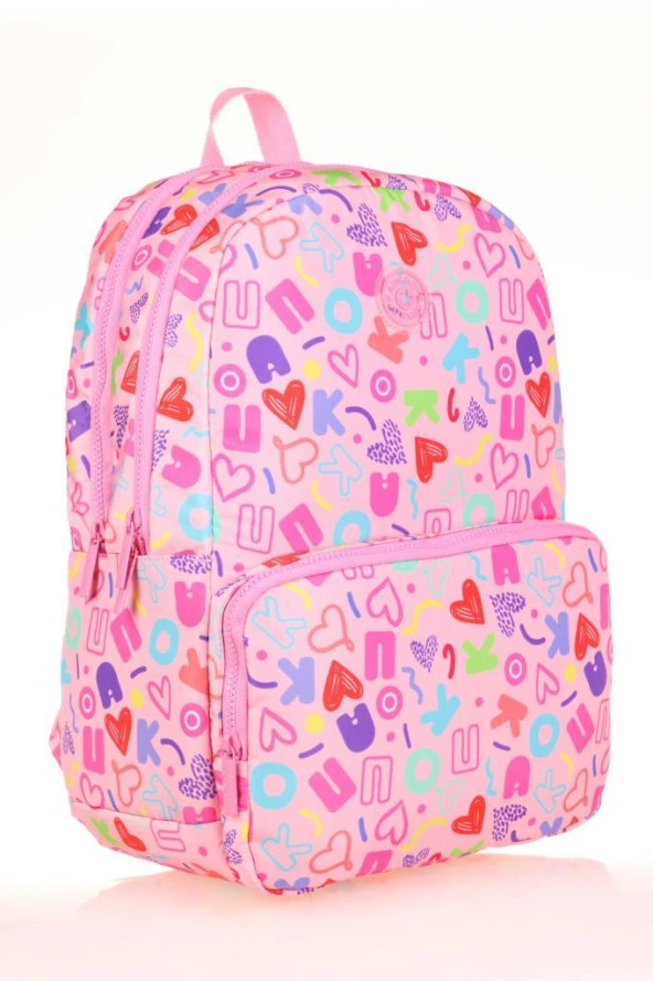 Kaukko Brokar Sırt Çantası Pink K1697 - Resim 5