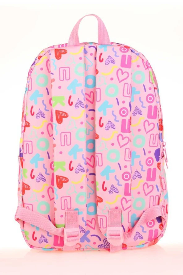 Kaukko Brokar Sırt Çantası Pink K1697 - Resim 6