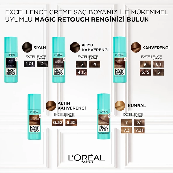 L'oréal Paris Magic Retouch Beyaz Dipleri Kapatıcı Sprey - Altın Kahverengi - 8