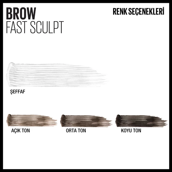Maybelline New York Brow Fast Sculpt Brow Gel No: 06 Deep Brown - 6