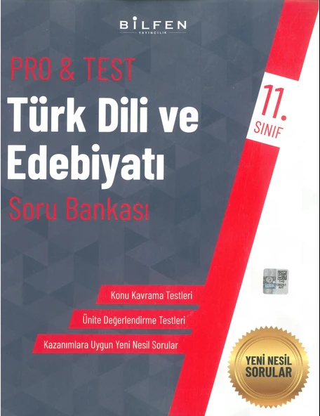 11. Sınıf Pro&Test Türk Dili Ve Edebiyatı Soru Bankası