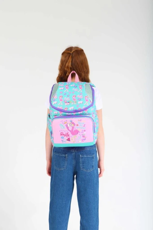 Kaukko Kids Sırt Çantası Cube Flamingo L5160 - Resim 2