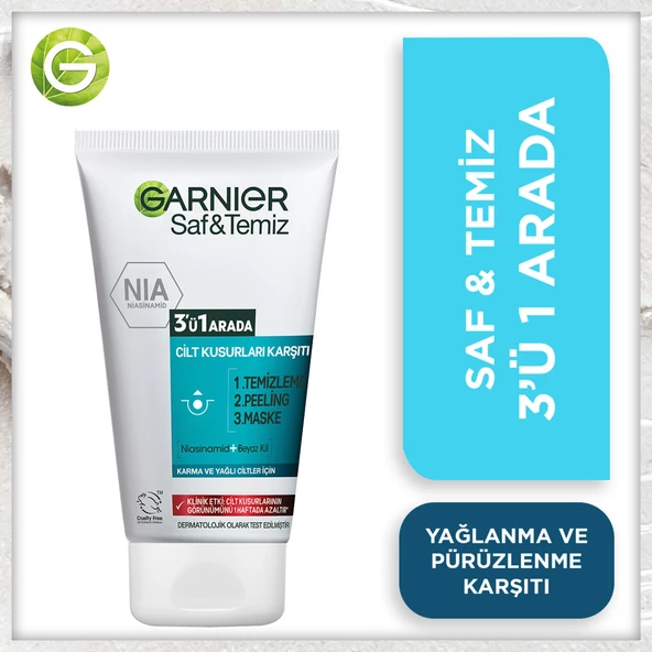 Garnier Saf & Temiz 3ü 1 Arada 150ML