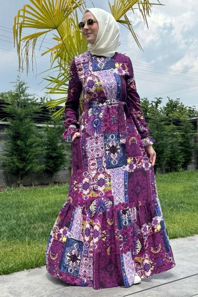 Nehir Elbise Leylak - 7