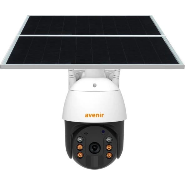 Avenır Kamera Av-S424 2Mp 4G Solar Wı-Fı Ptz 7/24 Sürekli Kayıt Gece Görüşlü Harekete Duyarlı