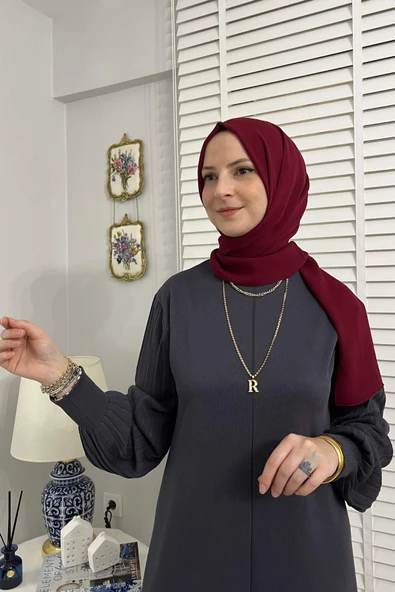 Ecem Antrasit Triko Elbise - 5