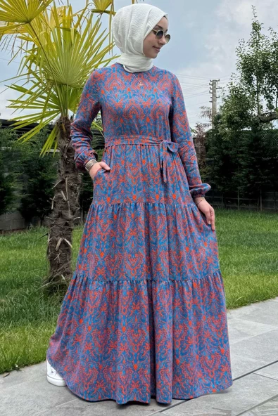 Betül Turuncu Elbise