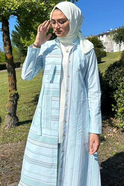 Yeşim Su Yeşili Pamuk Kap - 4