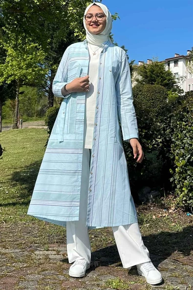 Yeşim Su Yeşili Pamuk Kap - 7