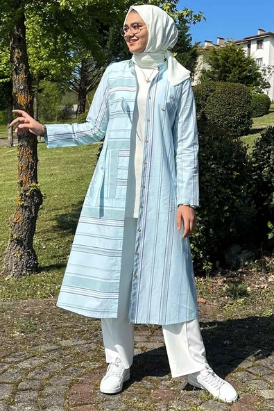 Yeşim Su Yeşili Pamuk Kap - 5