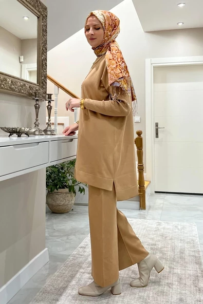 Elfida Triko Takım Camel - 3