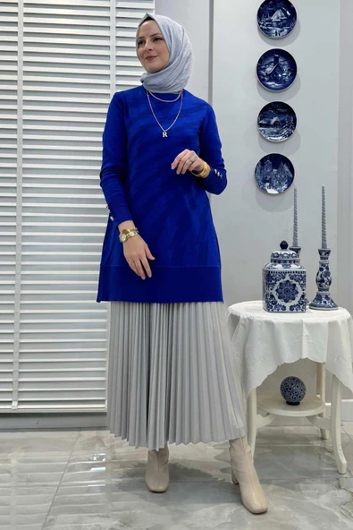 Bilge Saks Triko Tunik