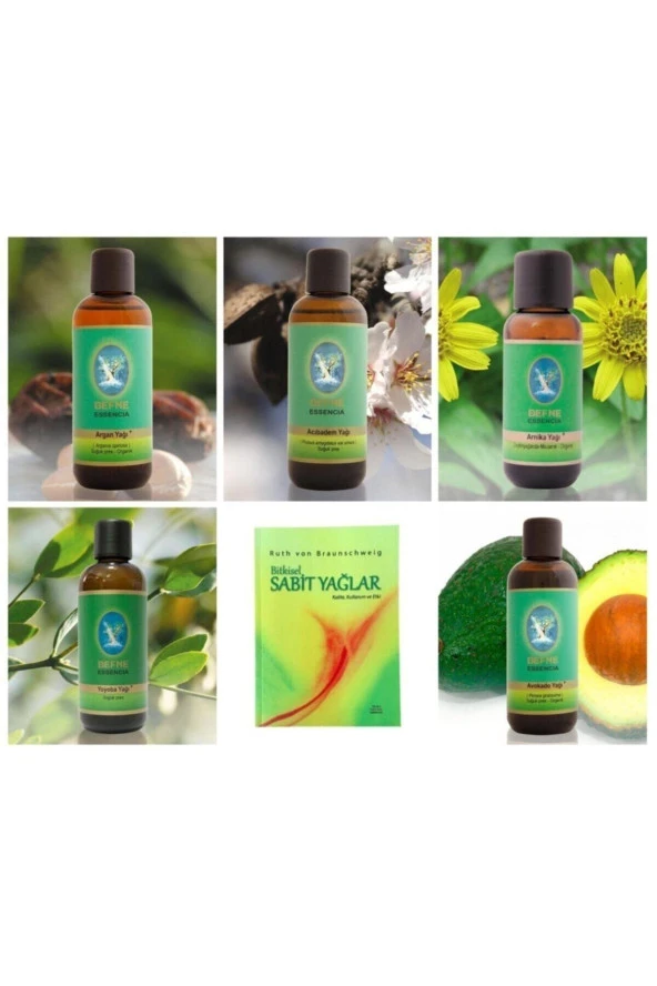 NUKA DEFNE ESENCİA Sabit Yağlar Kitabı (monika Werner) Ve 5'li Sabit Yağlar Paketi ürün görseli 1
