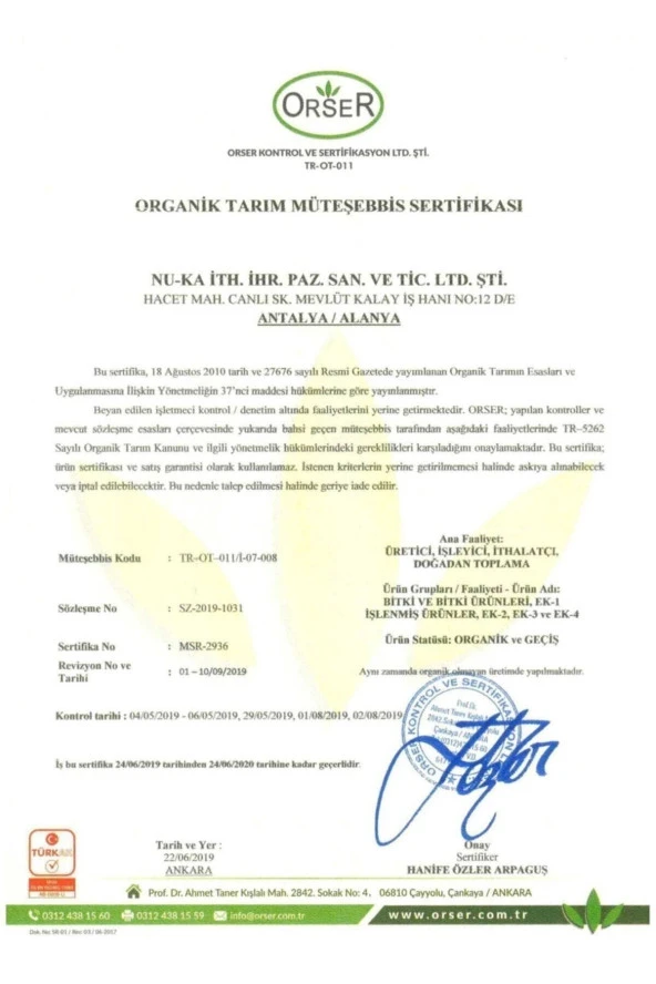 NUKA DEFNE ESENCİA Nuka Organik Ingiliz Nanesi Yağı 30 Ml Sprey Şişe - 2