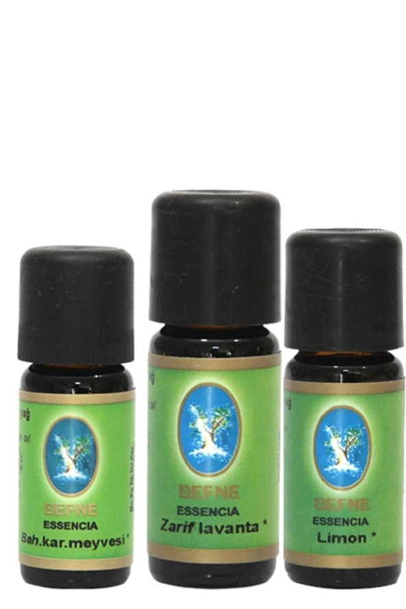 NUKA Organik Limon Yağı Organik Zarif Lavanta Yağı Organik Bahar Karanfil Yağı 10 Ml. 3 'lü Paket ürün görseli 1