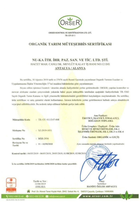 NUKA Hodan Yağı Organik Soğuk Sıkım 30 Ml - Resim 2