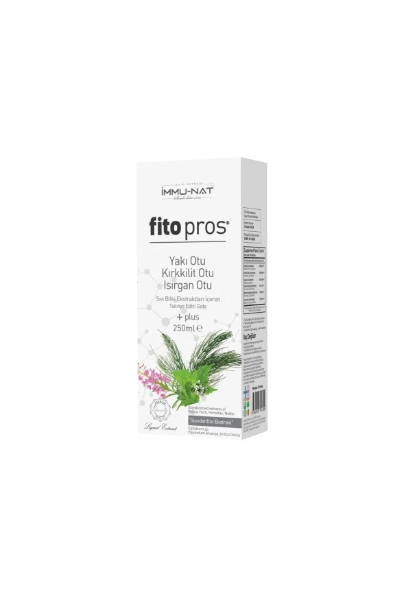 İMMU-NAT Fito Pros Yakı Otu Kırkkilit Otu Isırgan Otu 250 ml ürün görseli 1