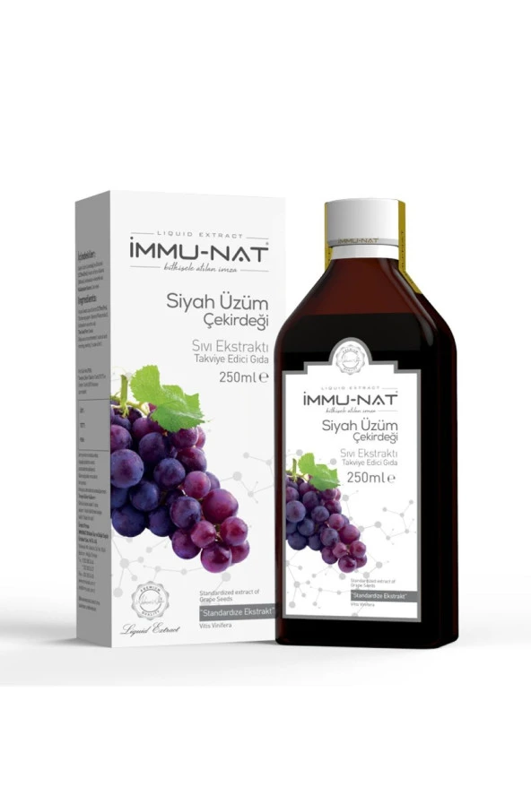 İMMU-NAT Siyah Üzüm Çekirdeği Ekstraktı 250ml ürün görseli 1